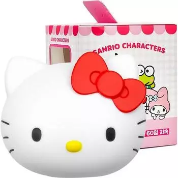 Belle Ament Sanrio Hello Kitty Big Face многоразовый автомобильный освежитель воздуха, Midsummer Night, 1 комплект, корейский автомобильный аксессуар