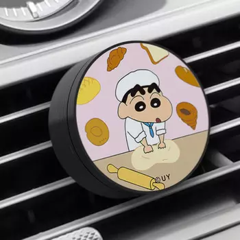 [BelleaMant] Crayon Shin-chan Я - король выпечки. Персонаж освежителя воздуха для автомобиля. Металлический дефлектор. Хлебный король. Джанг-а. White Musk (Intensity: 2)