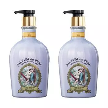 Bellman Parfum de Peau Парфюмированный гель для душа с ароматом ириса и мускуса, 600 мл, 2 шт.
