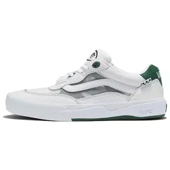 Бело-зеленые кроссовки унисекс Vans Wayvee VN0A5JIAWGR 37