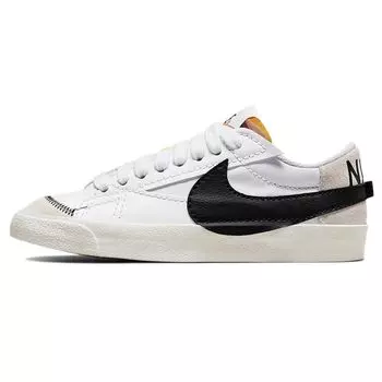 Белые черные женские кроссовки Nike Blazer Low Jumbo DQ1470-101