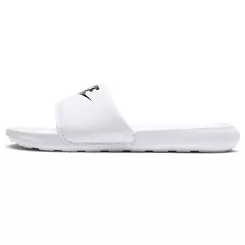 Белые черные женские кроссовки Nike Victori One Slide CN9677-100