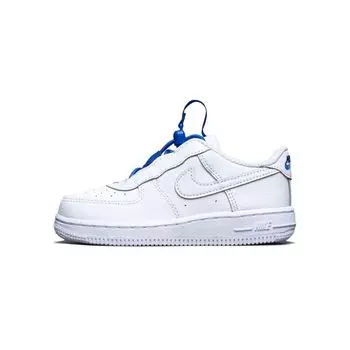 Белые детские кроссовки Nike Force 1 Toggle TD Hyper Royal CU5289-100 22