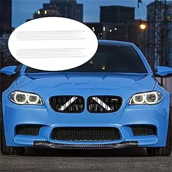 Белые глянцевые клипсы для решетки радиатора для BMW F30 F20 2012-2018
