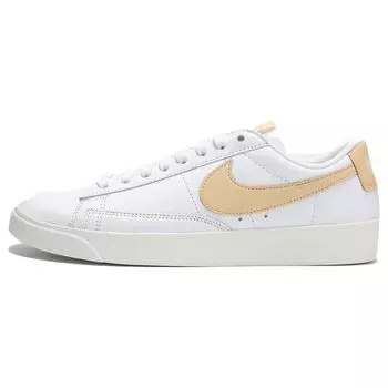 Белые парусиновые женские кроссовки Nike Blazer Low LE AV9370-117