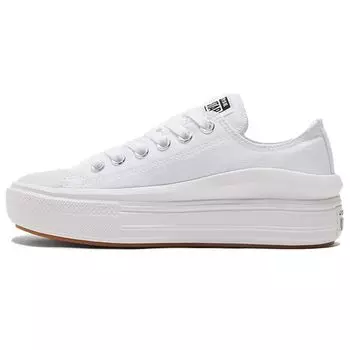 Белые женские кроссовки Converse Chuck Taylor All Star Move Low 570257C