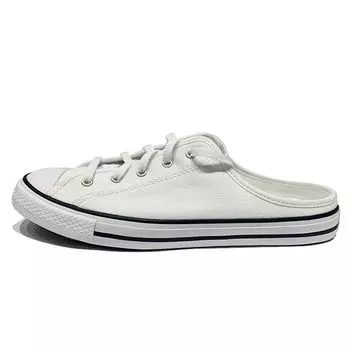 Белые женские слипоны Converse Chuck Taylor All Star Dainty Mule, черные 567946C