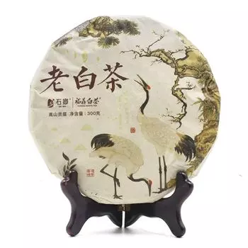 Чай белый Фуцзянь ShuangHe Old Bai Cha Чайный тортик 300г