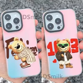 Белый чехол Aurora для iPhone 15 Pro 14/13/12/11/Xs Max/Xr iPhone13