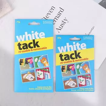 Белый клей многоразовый клей-замазка Sticky Tack нетоксичные съемные настенные рамки вечеринка 50g