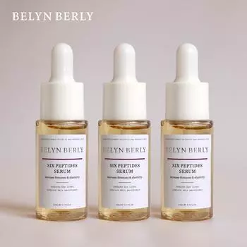 BELYN BERLY Six Peptides Serum для лица увлажняющая лифтинговая и укрепляющая сыворотка для лица питательная средства по уходу за кожей набор из 3 шт.