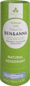 Ben&anna Natural Deodorant Persian Lime Dodorant Solide TU прозрачный
