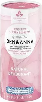 Ben&anna Sensitive Cherry Blossom Dodorant Solide TU прозрачный