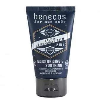 Benecos Men бальзам для лица и после бритья 50 мл