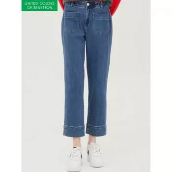 Benetton Banding Pocket Uniform Denim Pants Badpa8461 BK/42