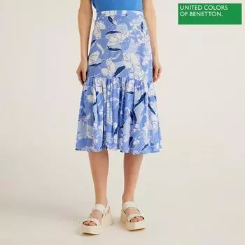 Benetton Benetton Endless Seaside Printed Skirt 2s 41b0d000d 79q 79Q/42
