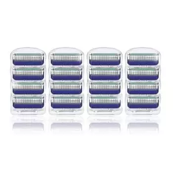 Benrii Gillette совместимый Fusion 5+1 сменное лезвие бритва Fusion сменное лезвие для бритья сменное лезвие синее 16