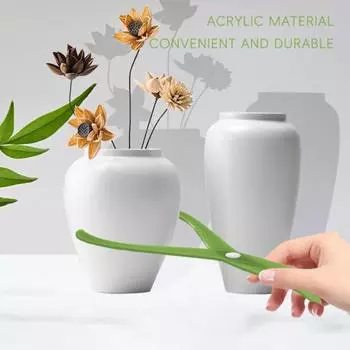 Bent Leg Pottery Clay Caliper Portable Heavy Duty Acrylic Ceramic Measuring Clay Carving синий