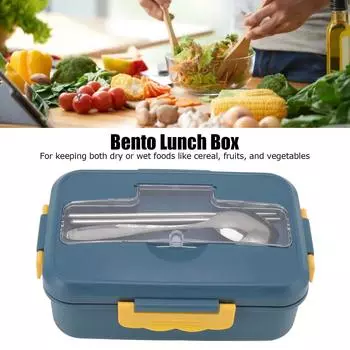 Bento Box Термальный ланч-бокс Bento с ложкой и палочками для взрослых, детей и студентов