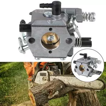Бензопила 4500 5200 5800 45cc 52cc 58cc Карбюратор Фильтр Инструмент Садовые электроинструменты Для 2-тактного двигателя Высокопроизводительный аксессуар Sliver