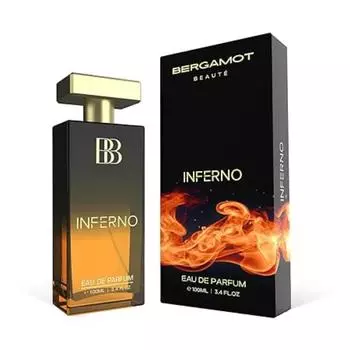 Bergamot Beaute Inferno Eau De Parfum | Лучшие мужские духи с мускусом и цитрусовыми нотами, стойкий премиальный аромат для мужчин, EDP 100 мл 100 ml