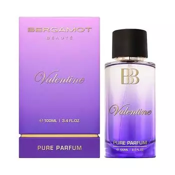 Bergamot Beaute VALENTINE Pure PERFUME 12+ часов стойкие жидкие духи для женщин, более высокая концентрация, чем парфюмированная вода, 100 мл 100 ML
