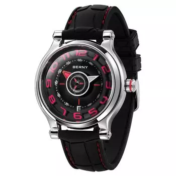 BERNY Watch Mechanical Watch Watch Автоматические и ручные часы Miyota 8215 Многофункциональный календарь Светящиеся стрелки Выставочная задняя крышка 5ATM