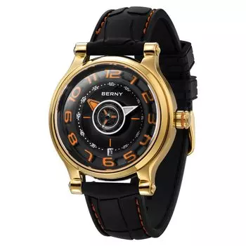 BERNY Watch Mechanical Watch Watch Автоматические и ручные часы Miyota 8215 Многофункциональный календарь Светящиеся стрелки Выставочная задняя крышка 5ATM