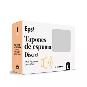 Беруши из пенопласта Eps, дискретные, 6 шт., размер L