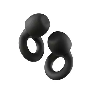 Беруши Loop Quiet 2 и многоразовые беруши для чувствительности к движению и шуму Гибкая защита органов слуха Индивидуальная подгонка Шумоподавление 24 дБ SNR – чёрный