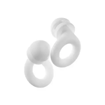 Беруши Loop Quiet 2 Plus с двойными наконечниками. Очень удобные и многоразовые беруши для защиты от движения и шума. Гибкая защита органов слуха. белый