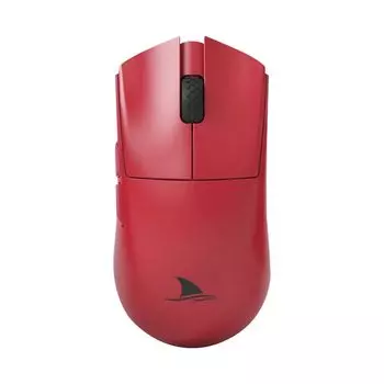 Беспроводная игровая мышь Darmoshark M3s Varun 2K, сверхлегкая, 53 г, PAW3395, 26000 точек/дюйм, Bluetooth 2,4 ГГц, USB-C [] (красный)