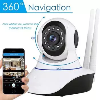 Беспроводная IP-камера безопасности 1080P, инфракрасная цифровая микрокамера ночного видения, сетевая камера видеонаблюдения, Wi-Fi, веб-камера