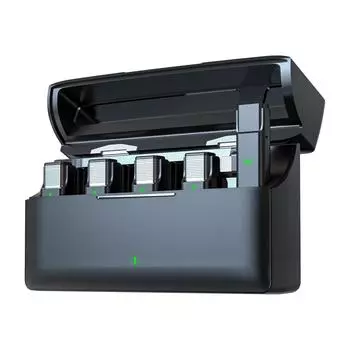 Беспроводная микрофонная система One-Trigger-Four 2.4G, микрофон-петличный микрофон для телефона, всенаправленный, лацкан Lightning