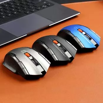 Беспроводная мышь, 2,4 ГГц с USB Nano-приемником, оптическое отслеживание 800/1000/1200 точек на дюйм, совместима с ПК, Mac, ноутбуком, Chromebook синий