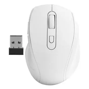 Беспроводная мышь 2.4Ghz OfficeGaming Эргономичные мыши для ноутбуков, настольных компьютеров, аксессуары, белый белый