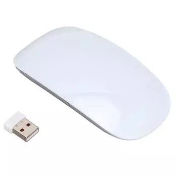 Беспроводная мышь Легкая Ультратонкая 2.4G Кнопка отключения звука Сенсорная прокрутка Энергосберегающая конструкция
