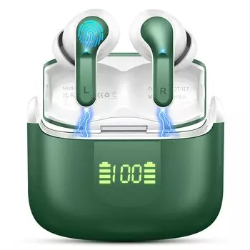 Беспроводная связь 2024 года, новейшая модель Bluetooth ENC Noise Dual IPX7 Touch, совместимая с одним совместимым наушником с инструкцией на японском языке, в комплекте наушники,