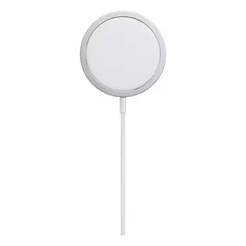 Беспроводное зарядное устройство Apple Magsafe, белое для iPhone 12 Pro Max, 20 Вт