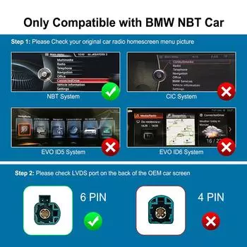 Беспроводной Apple CarPlay и Android Auto Mirror Link Функции Декодер для BMW NBT System 1 2 3 4 5 6 7 Series X3 X4 X5 X6 MINI