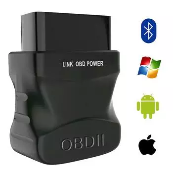 Беспроводной Bluetooth 4.0 для Android и Windows. Автомобильный диагностический сканер. Уход за автомобилем. Адаптер интерфейса OBD2. Удаление кода инструмента. чёрный