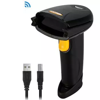 Беспроводной Bluetooth 4.0 и проводной USB 3.0 сканер штрихкодов, 1D ручной инвентарный лазерный сканер штрихкодов