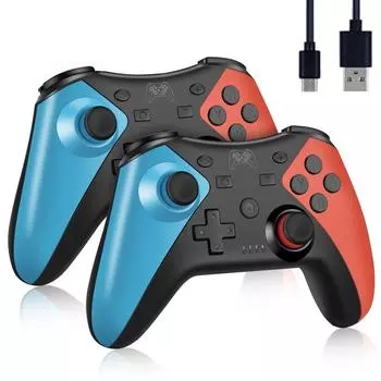 Беспроводной Bluetooth-контроллер для Nintendo Switch Pro, совместимый с геймпадом Switch Pro/Oled/Lite/ПК/Android-джойстик 1PCS BK