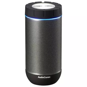 Беспроводной динамик Ohm Electric AudioComm Беспроводной портативный динамик OHM Черный 360° Bluetooth5.0 ASP-W360N 03-2500