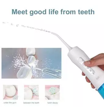 Беспроводной ирригатор полости рта Water Flosser перезаряжаемый портативный для путешествий и дома