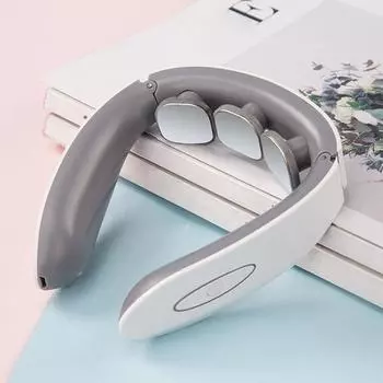 Беспроводной массажер для шейного отдела позвоночника, USB-зарядка, физиотерапевтический массажер для плеч, шеи