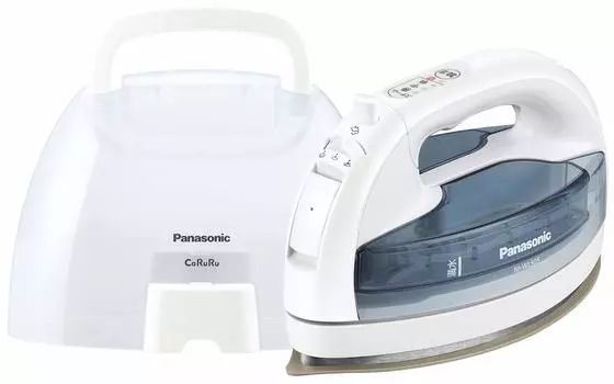 Беспроводной утюг Panasonic с паровой головкой W, прозрачный серый NI-WL505-H очистить серый