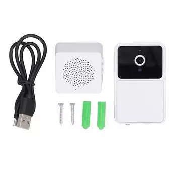 Беспроводной WiFi Видеодомофон Камера 480P HD Ночное Видение Двусторонняя Голосовая Связь Видеодомофон для