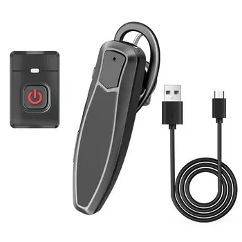 Беспроводные Bluetooth-наушники, наушник, рация PTT, 2-контактный K-порт, адаптер для наушников для гарнитуры Baofeng, Kenwood, UV-5R UV-82