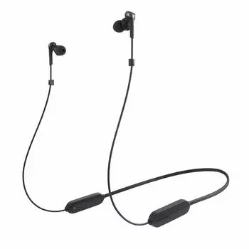 Беспроводные наушники Audio Technica BK Bluetooth Deep Bass до 20 часов непрерывной работы BK Black ATH-CKS330XBT [SOLID BASS/Защита от брызг чёрный